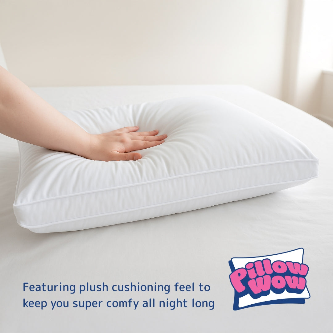 Featuring plush cushioning feel to keep you super comfy all night long | Pillow-Wow | The World's Most Comfortable Pillow