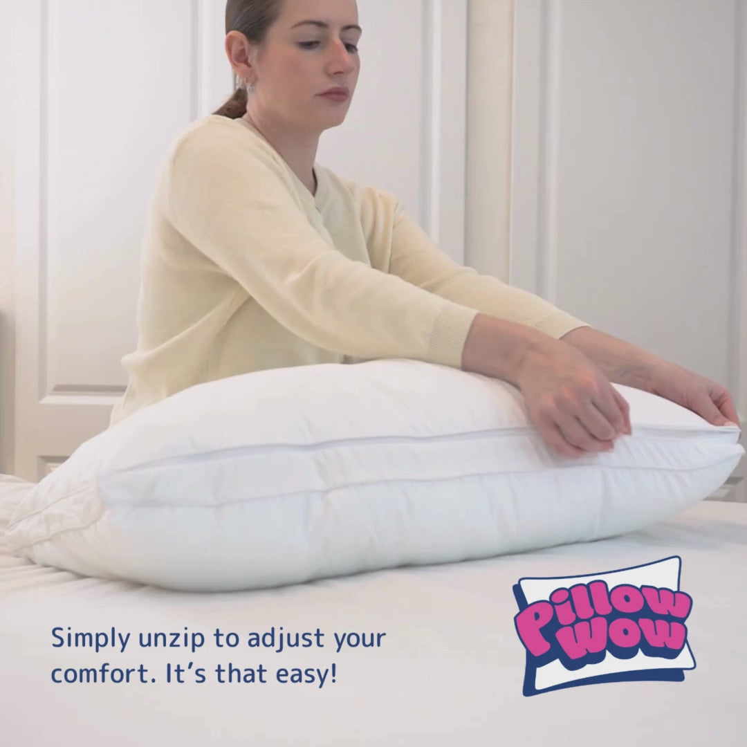 Simply unzip to adjust your comfort. It’s that easy!